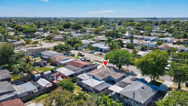 5400 NE 1st Ter, Oakland Park, FL 33334 - bird's eye view featuring a residential view