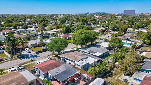 5400 NE 1st Ter, Oakland Park, FL 33334 - bird's eye view with a residential view