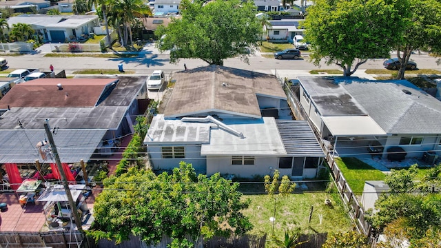 5400 NE 1st Ter, Oakland Park, FL 33334 - drone / aerial view with a residential view