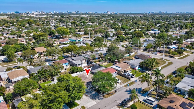 5400 NE 1st Ter, Oakland Park, FL 33334 - bird's eye view featuring a view of city