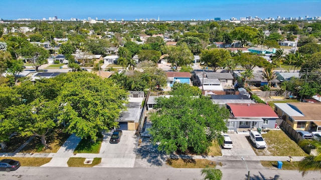 5400 NE 1st Ter, Oakland Park, FL 33334 - birds eye view of property with a view of city