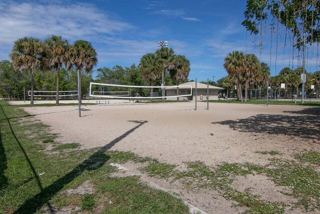 view of community with volleyball court