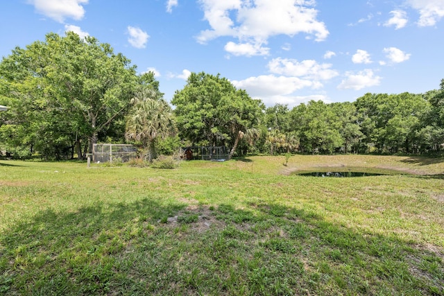 7633 NW 93rd Ct, Okeechobee, FL 34972 - view of yard with a water view