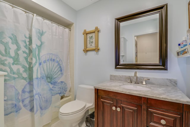 213 Ocean Dunes Cir, Jupiter, FL 33477 - bathroom featuring toilet, vanity, and shower / bathtub combination with curtain