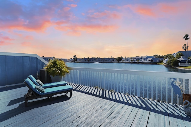 213 Ocean Dunes Cir, Jupiter, FL 33477 - wooden terrace with a water view