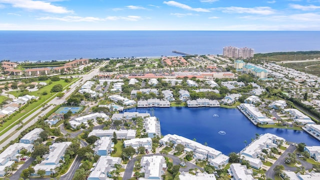 213 Ocean Dunes Cir, Jupiter, FL 33477 - aerial view featuring a residential view and a water view