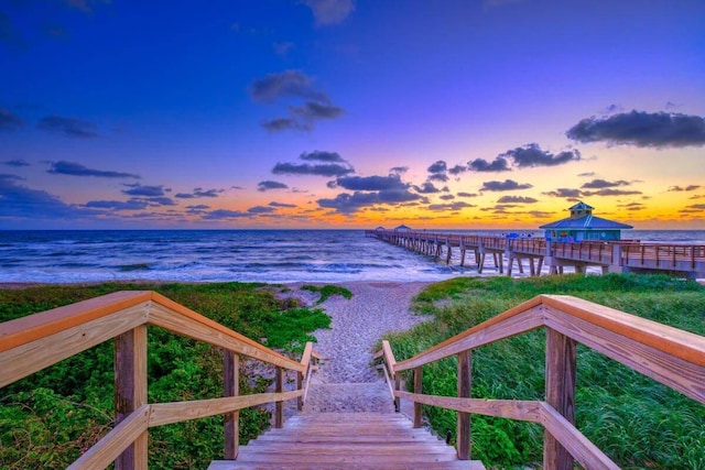 213 Ocean Dunes Cir, Jupiter, FL 33477 - water view with a view of the beach