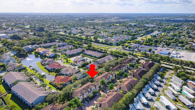 bird's eye view featuring a residential view