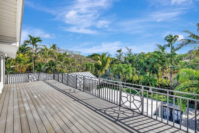 view of deck