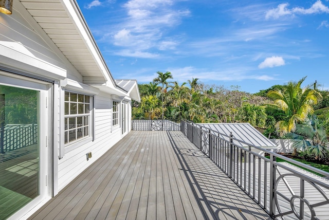 view of deck