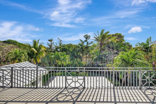 view of patio / terrace with a gate