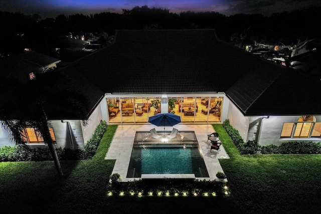 exterior space with a patio area