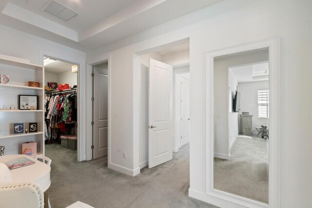 8451 Grand Prix Ln, Boynton Beach, FL 33472 - interior space featuring baseboards, visible vents, and light carpet