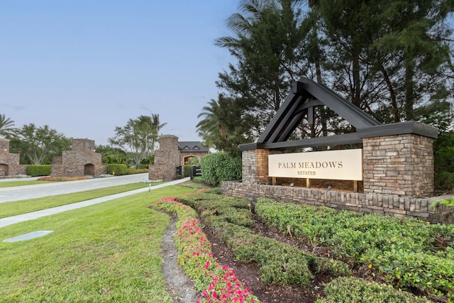 8451 Grand Prix Ln, Boynton Beach, FL 33472 - community sign with a yard