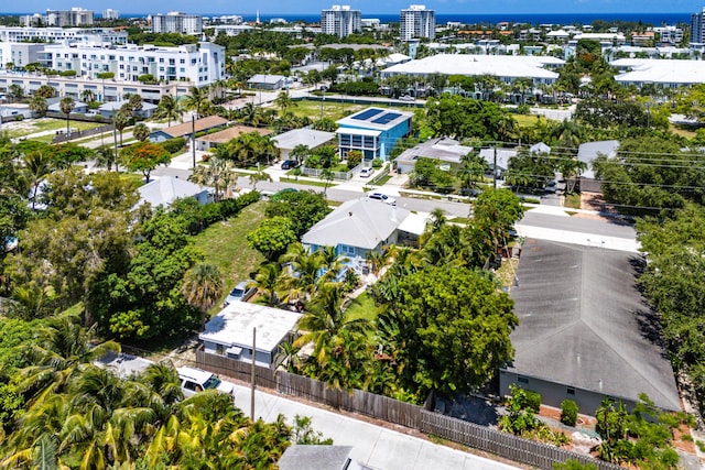320 SE 4th Ave, Delray Beach, FL 33483 - birds eye view of property with a city view