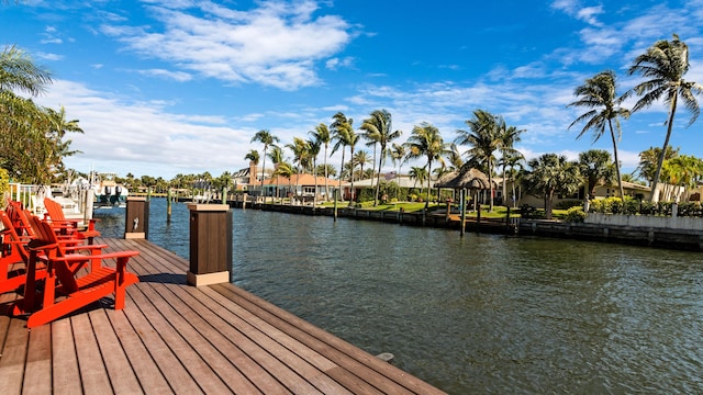 1526 SE 11th St, Deerfield Beach, FL 33441 - dock featuring a water view