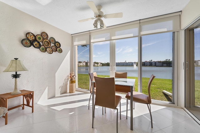 14112 Huntington Pointe Dr Unit 105, Delray Beach, FL 33484 - sunroom with a water view