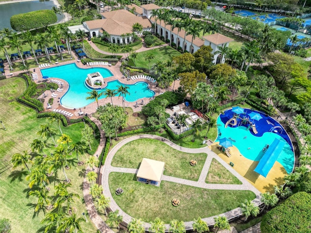 bird's eye view