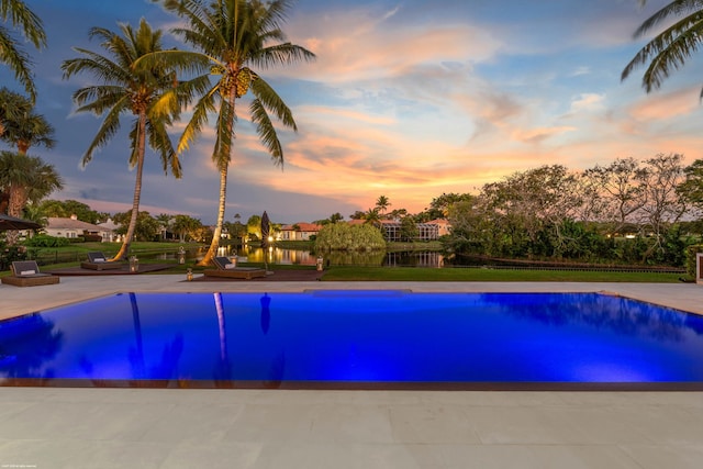pool featuring a patio