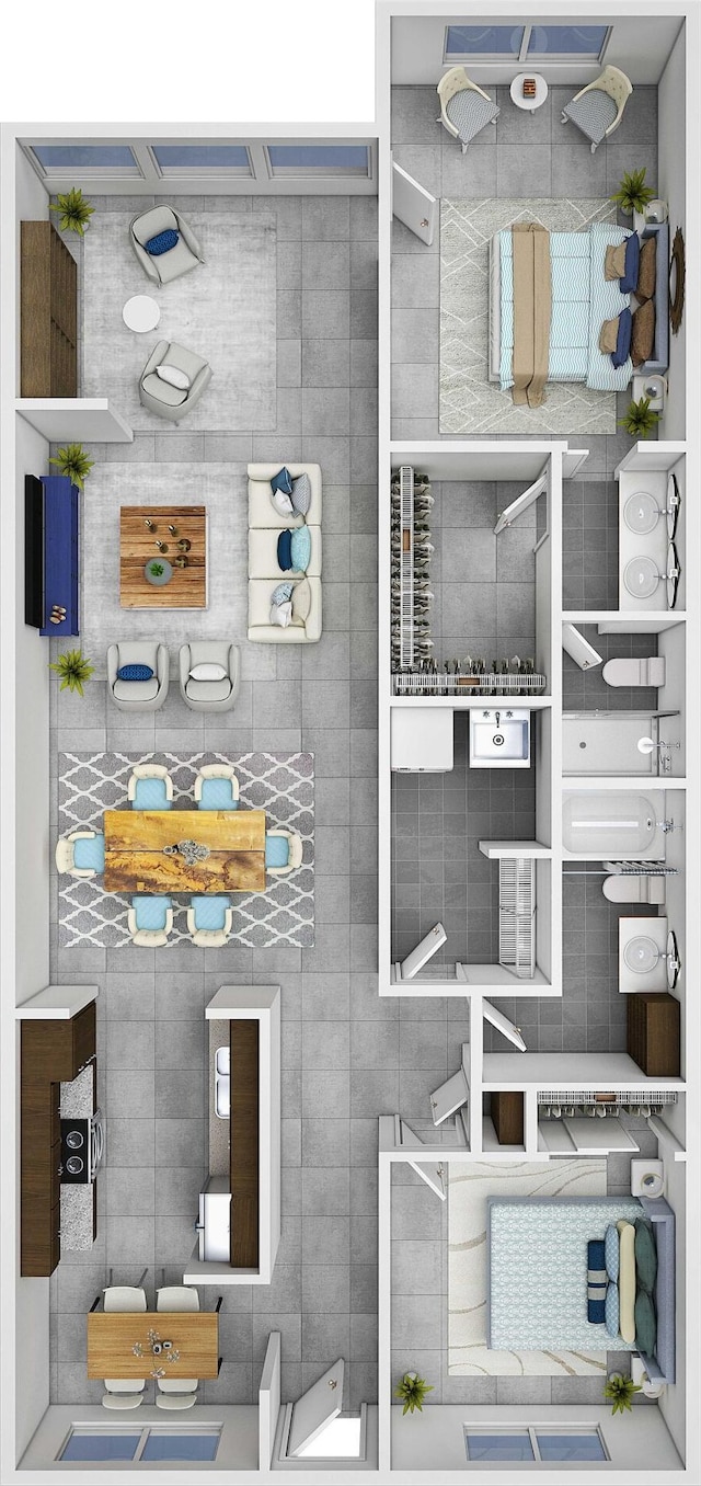 view of layout
