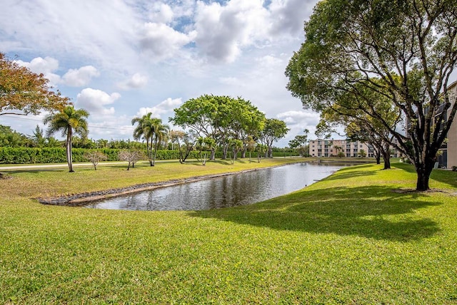property view of water