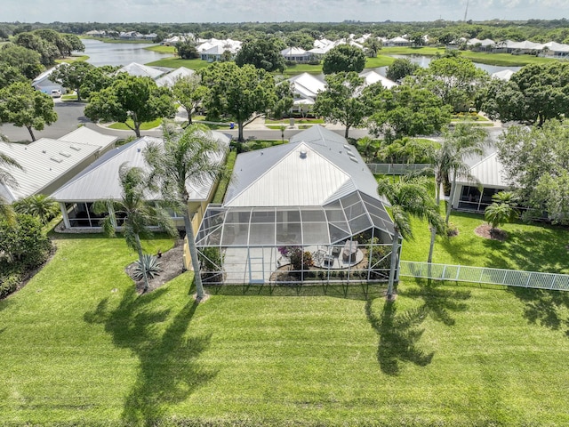 2036 SW Mayflower Dr, Palm City, FL 34990 - aerial perspective of suburban area with a nearby body of water