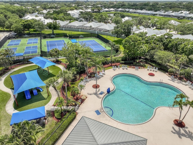 2036 SW Mayflower Dr, Palm City, FL 34990 - community pool featuring fence