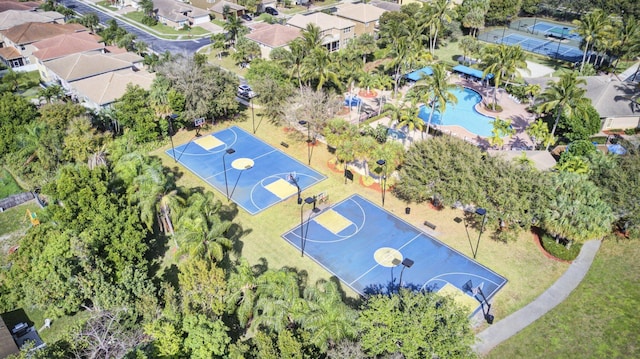 5541 Wishing Star Ln, Greenacres, FL 33463 - drone / aerial view featuring a residential view
