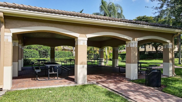 5541 Wishing Star Ln, Greenacres, FL 33463 - view of community with a patio area and a yard