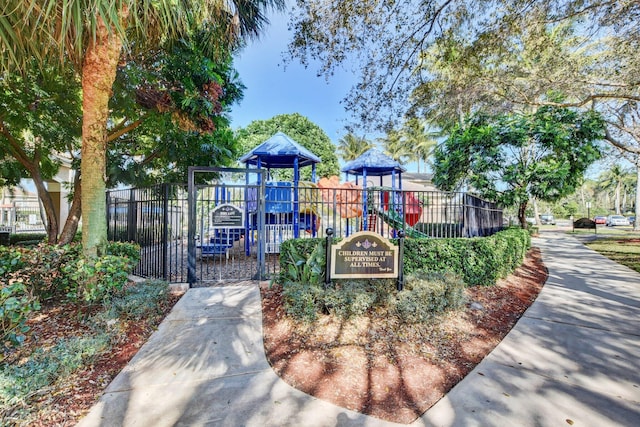 5541 Wishing Star Ln, Greenacres, FL 33463 - community play area featuring fence