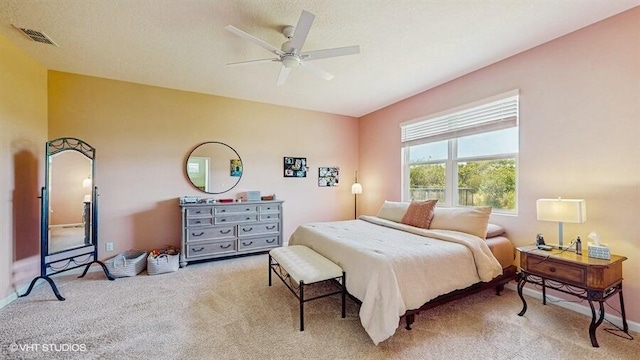 10577 SW Toren Way, Port Saint Lucie, FL 34987 - carpeted bedroom featuring a ceiling fan and baseboards