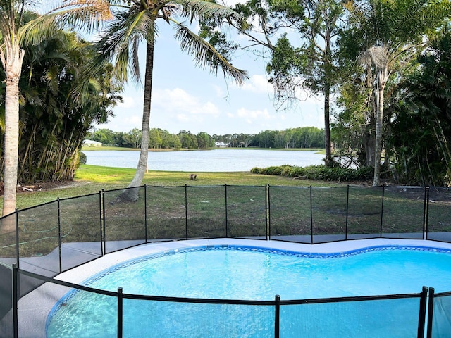 1701 SE Floresta Dr, Port Saint Lucie, FL 34983 - view of swimming pool featuring a water view