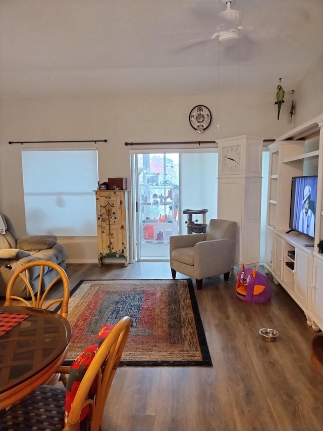 1047 NW Tuscany Dr, Port Saint Lucie, FL 34986 - living area featuring dark wood finished floors