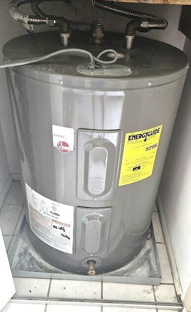 163 Pinto Palm Ct Unit 02, Royal Palm Beach, FL 33411 - detailed view of electric water heater