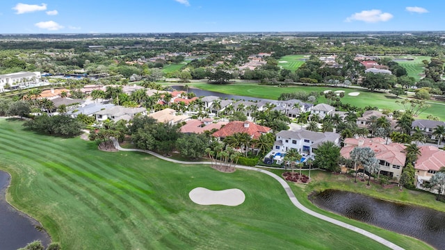 8388 Del Prado Dr, Delray Beach, FL 33446 - aerial perspective of suburban area with a nearby body of water and a golf course