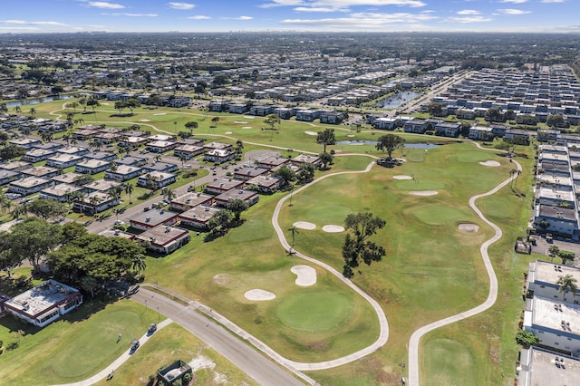 361 Normandy H, Delray Beach, FL 33484 - aerial view of property and surrounding area with a large body of water, nearby suburban area, and a golf club