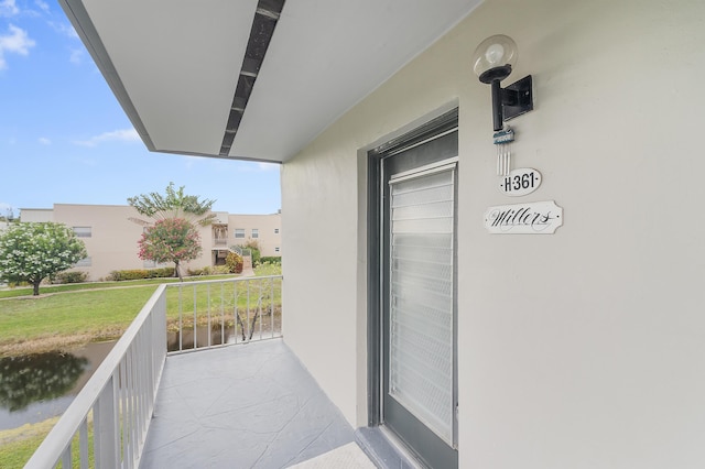361 Normandy H, Delray Beach, FL 33484 - view of balcony