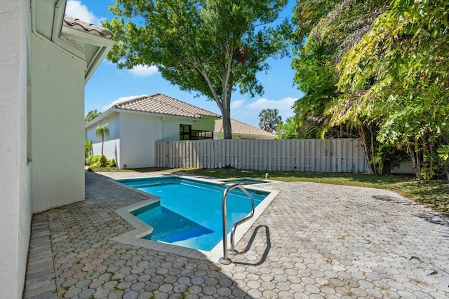 2437 NW 64th St, Boca Raton, FL 33496 - view of pool with a fenced backyard, a patio, and a fenced in pool