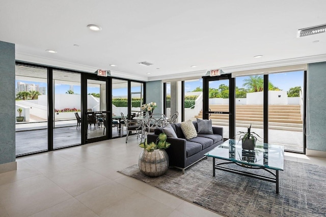 3450 S Ocean Blvd Unit 906, Highland Beach, FL 33487 - common area featuring floor to ceiling windows