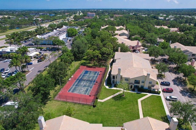 drone / aerial view featuring a residential view