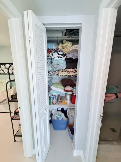 view of closet