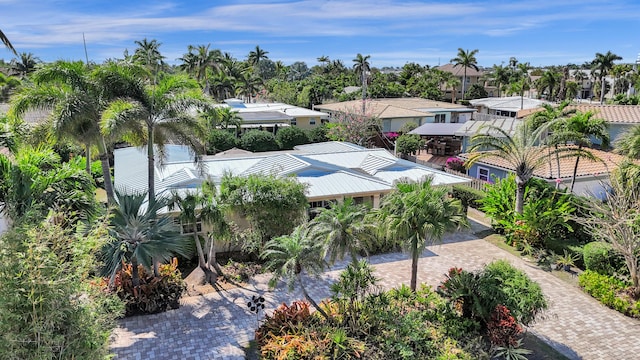 bird's eye view featuring a residential view