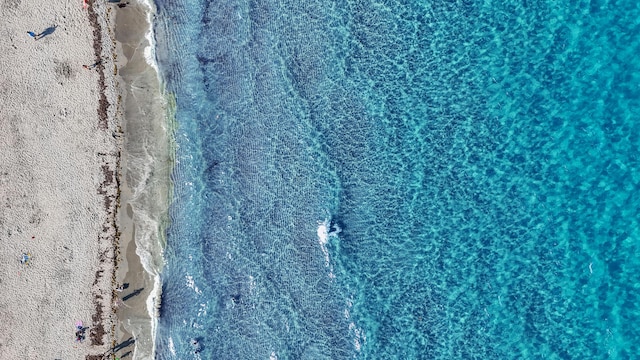 details featuring a beach view