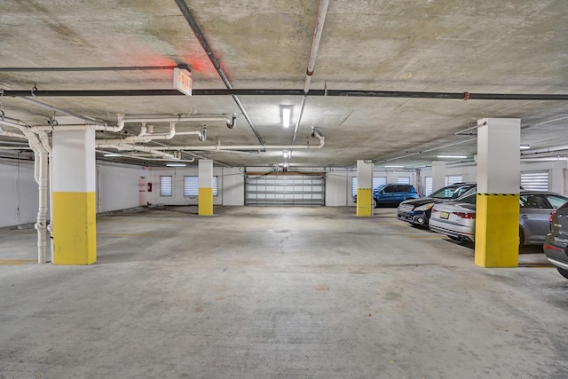view of parking deck
