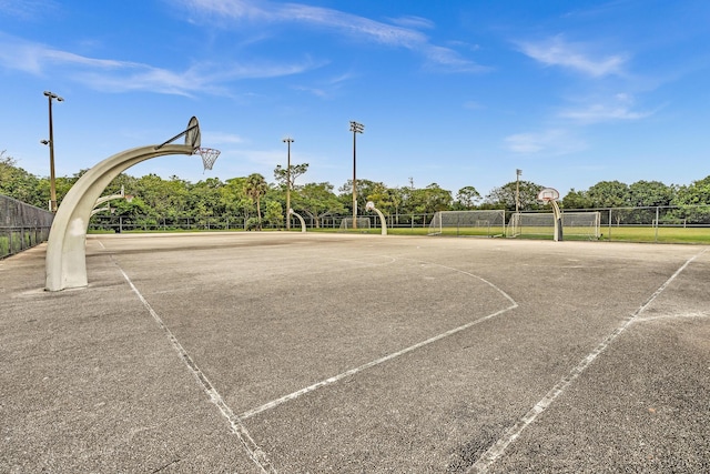11604 Kensington Ct, Boca Raton, FL 33428 - view of basketball court featuring fence and community basketball court