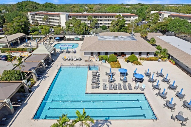 view of pool