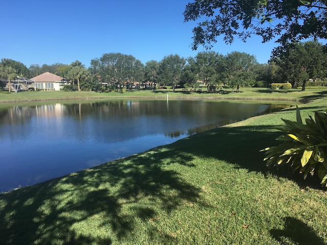 property view of water