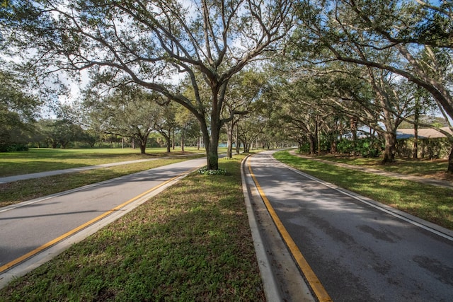 view of street with sidewalks