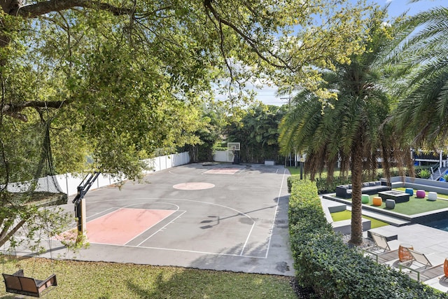 7047 San Sebastian Cir, Boca Raton, FL 33433 - view of sport court with basketball court