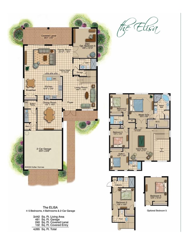 12479 Aviles Cir, Palm Beach Gardens, FL 33418 - home floor plan